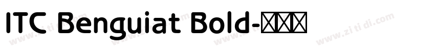 ITC Benguiat Bold字体转换